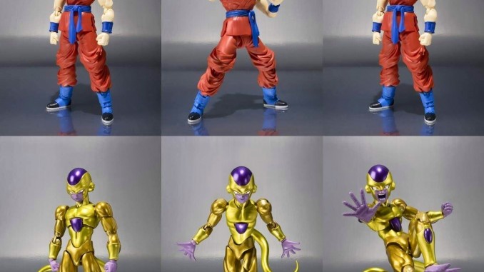 SH Figuarts Golden Frieza and Super Saiyan God Goku